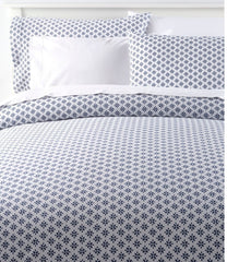 L.L.BeanSunwashed Percale Comforter Cover, Block Floral Print