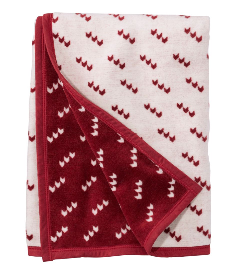 L.L.BeanChappyWrap Cozy Throw Blanket, Bird's-Eye