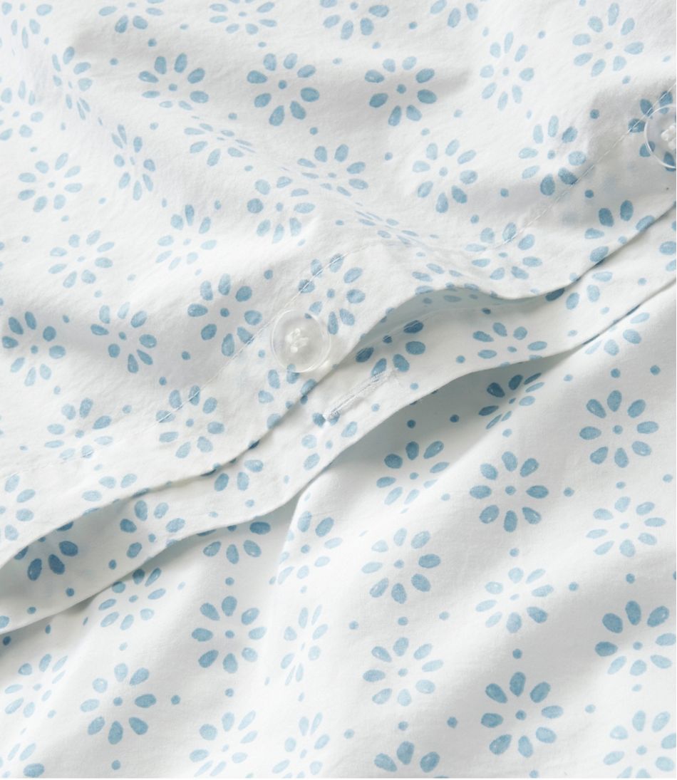 L.L.BeanSunwashed Percale Comforter Cover, Print