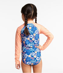 L.L.BeanGirls' Watersports Swimwear, Rashguard One-Piece