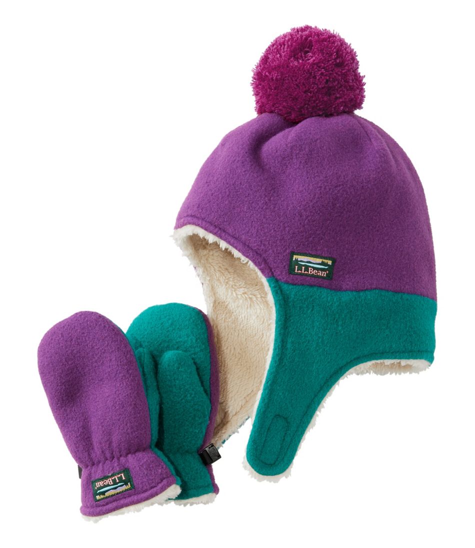L.L.BeanInfants' and Toddlers' Mountain Classic Fleece Hat and Mitten Set