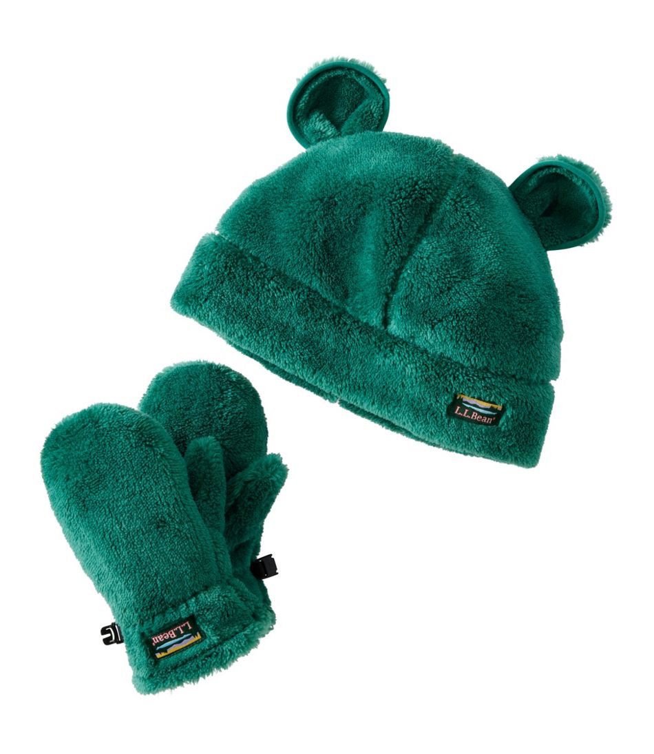 L.L.BeanToddlers' Hi-Pile Hat and Mitten Set