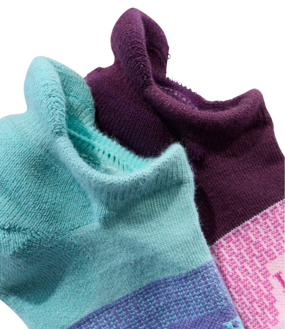 L.L.BeanKids' Athletic Ankle Socks, 2-Pack