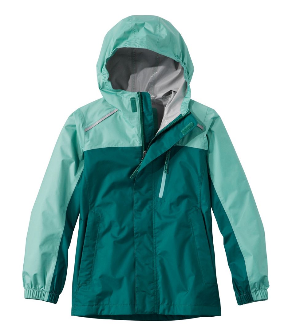 L.L.BeanKids' Trail Model Rain Jacket, Colorblock