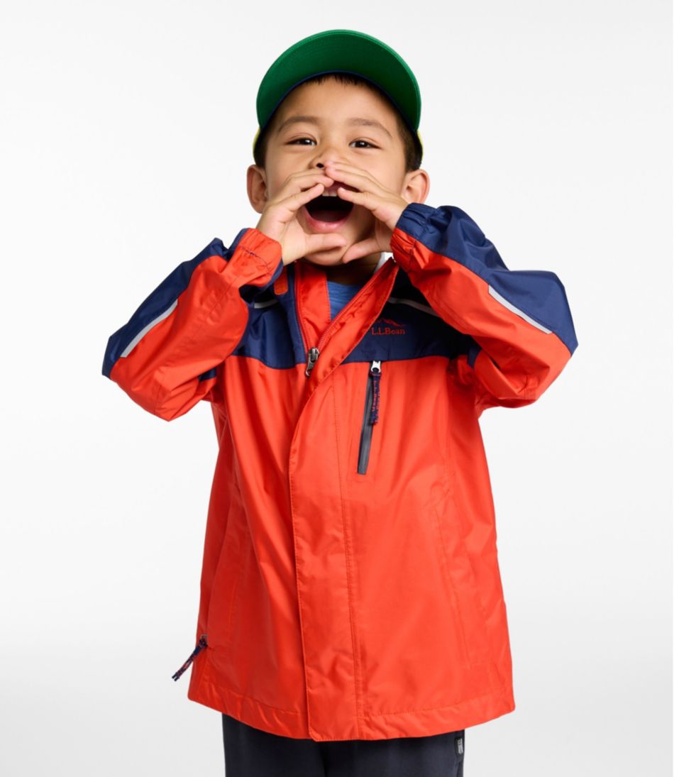 L.L.BeanKids' Trail Model Rain Jacket, Colorblock