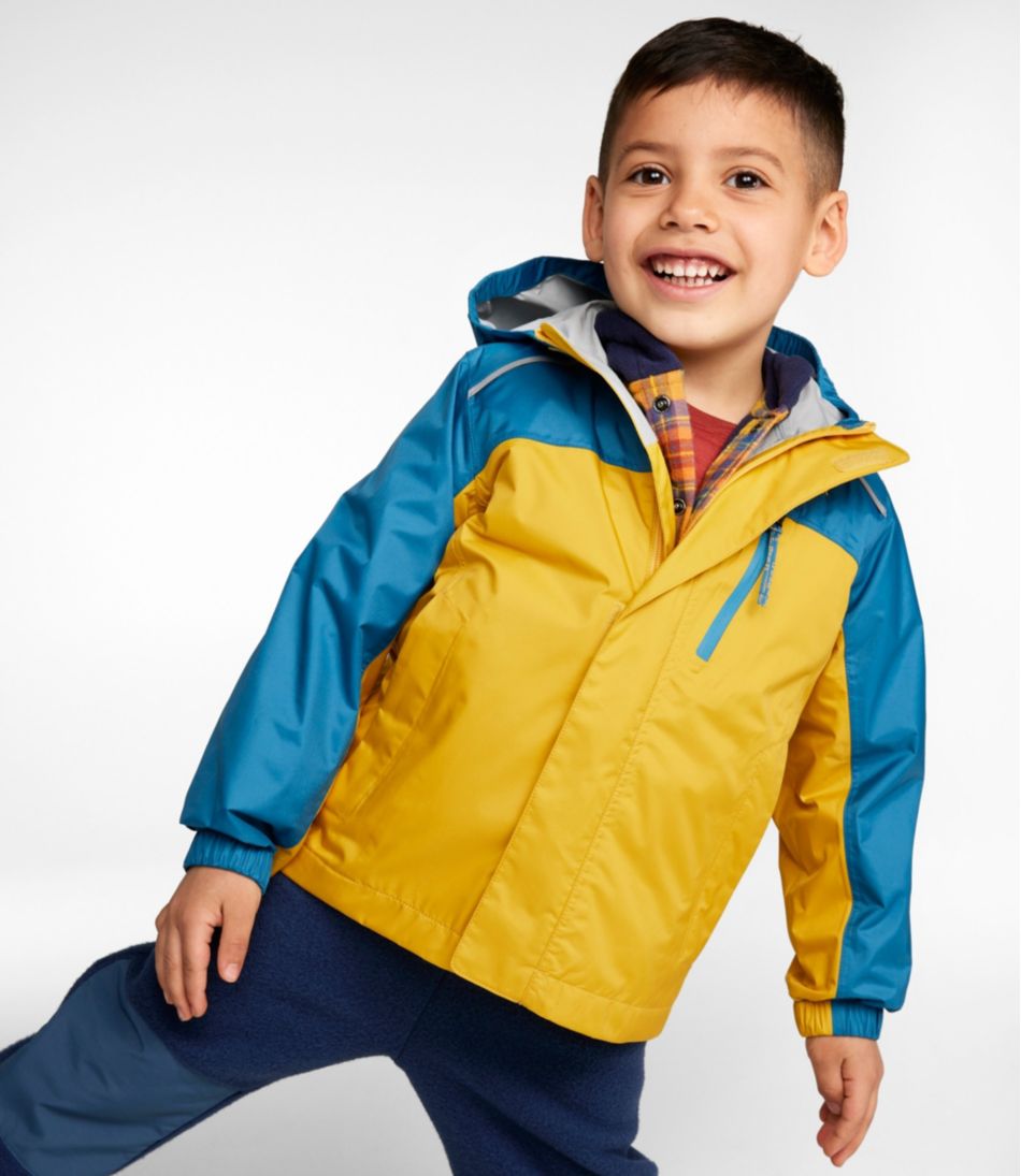 L.L.BeanKids' Trail Model Rain Jacket, Colorblock