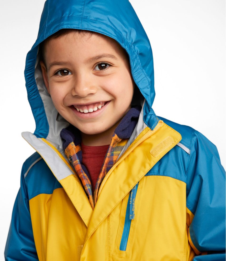 L.L.BeanKids' Trail Model Rain Jacket, Colorblock