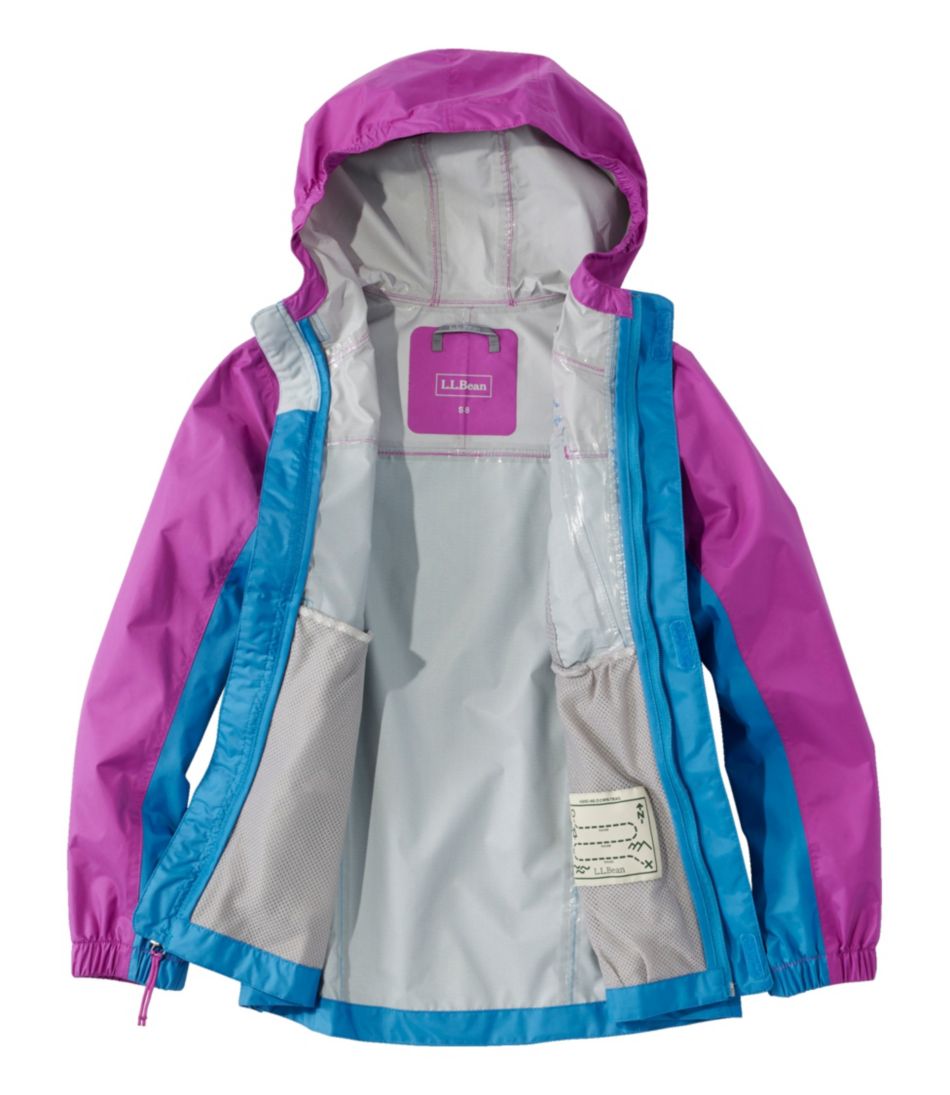 L.L.BeanKids' Trail Model Rain Jacket, Colorblock