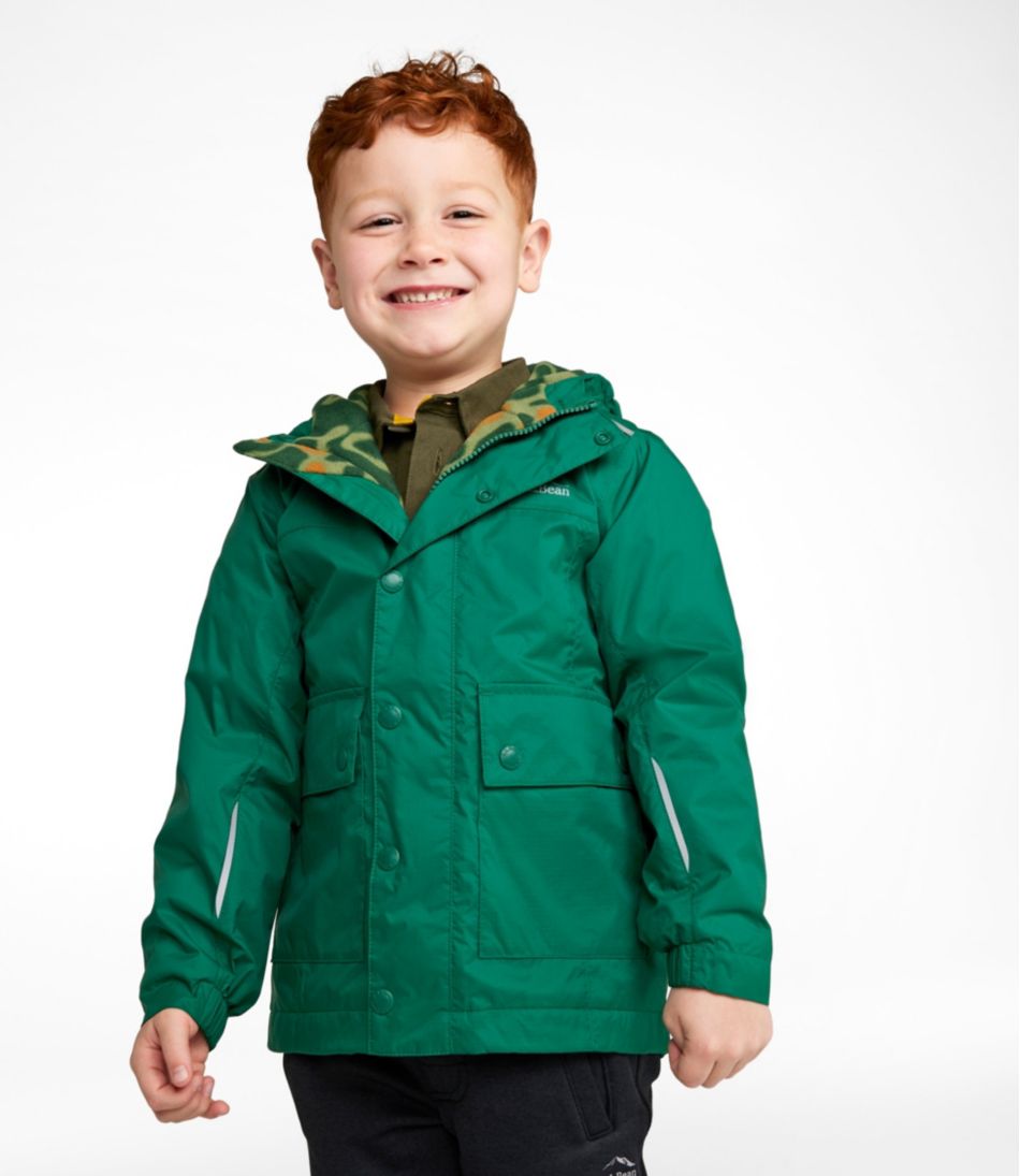 L.L.BeanKids' Puddle Stomper Rain Jacket, Lined