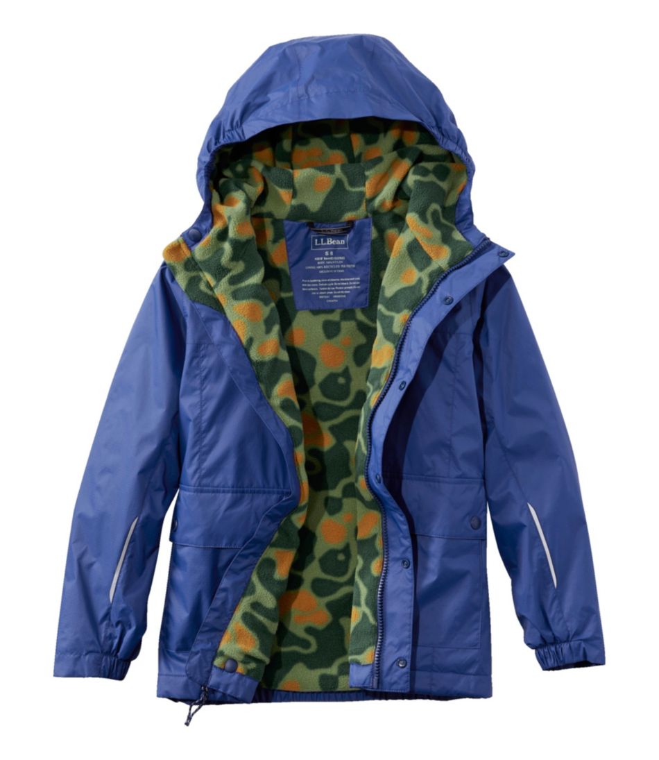 L.L.BeanKids' Puddle Stomper Rain Jacket, Lined