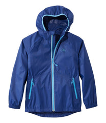 L.L.BeanKids' Wind and Rain Jacket, Reflective Zipper