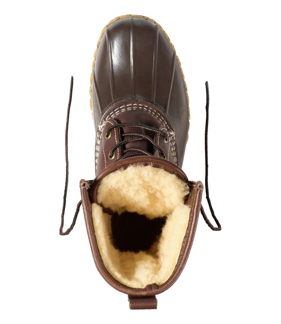 L.L.BeanWomen's Shearling Lined Bean Boots, 10 Inch