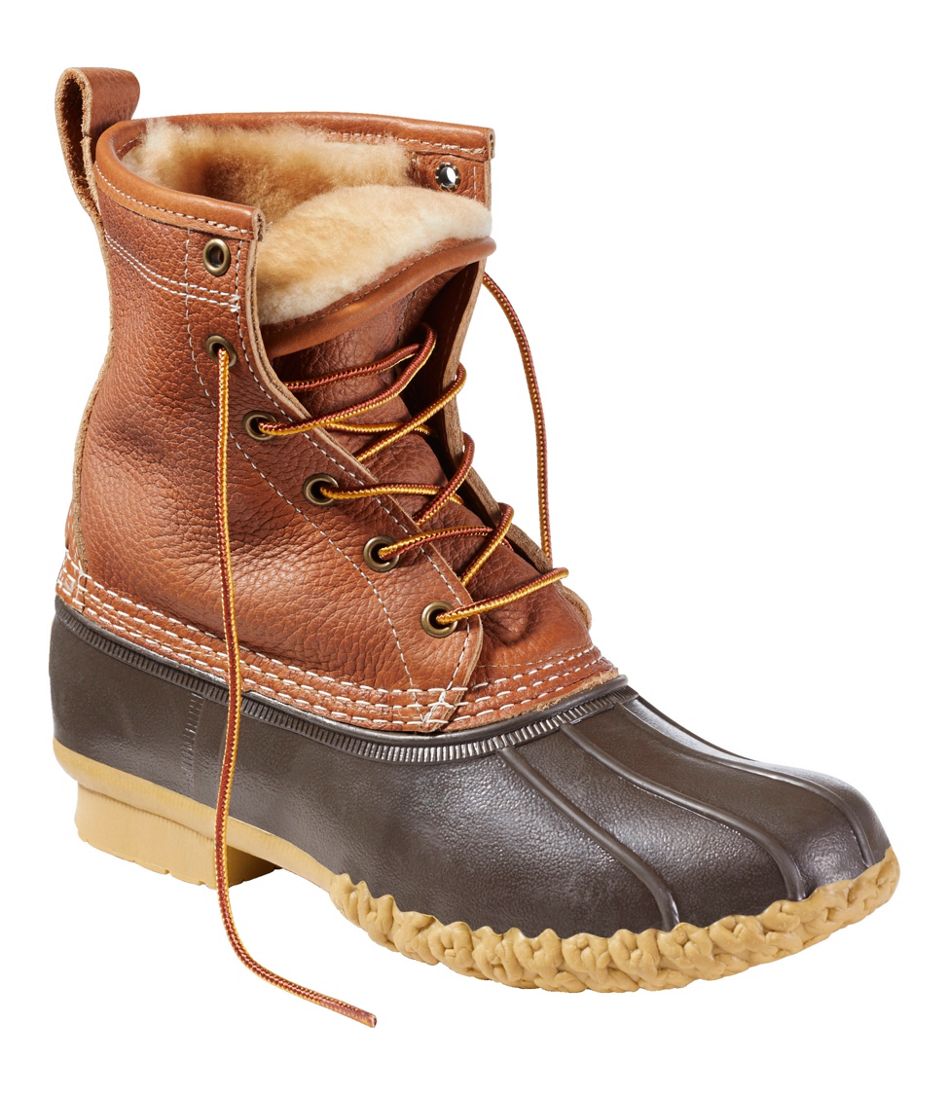 L.L.BeanWomen's Bean Boots, 8" Shearling-Lined Insulated