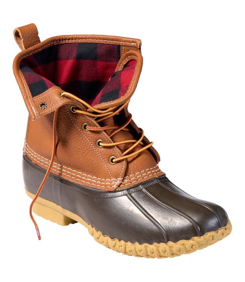 L.L.BeanMen's Bean Boots 8", Flannel-Lined Insulated