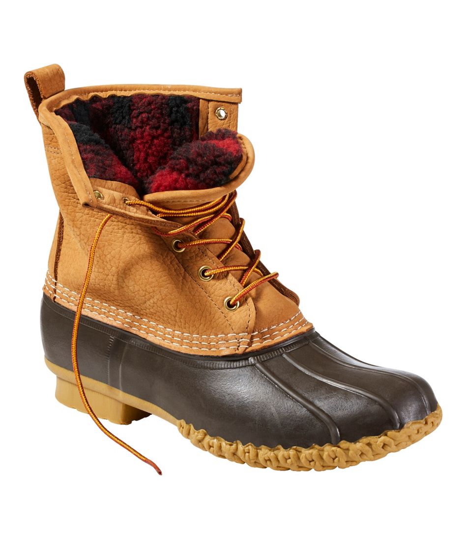 L.L.BeanMen's Bean Boots, 8" Fleece-Lined Insulated