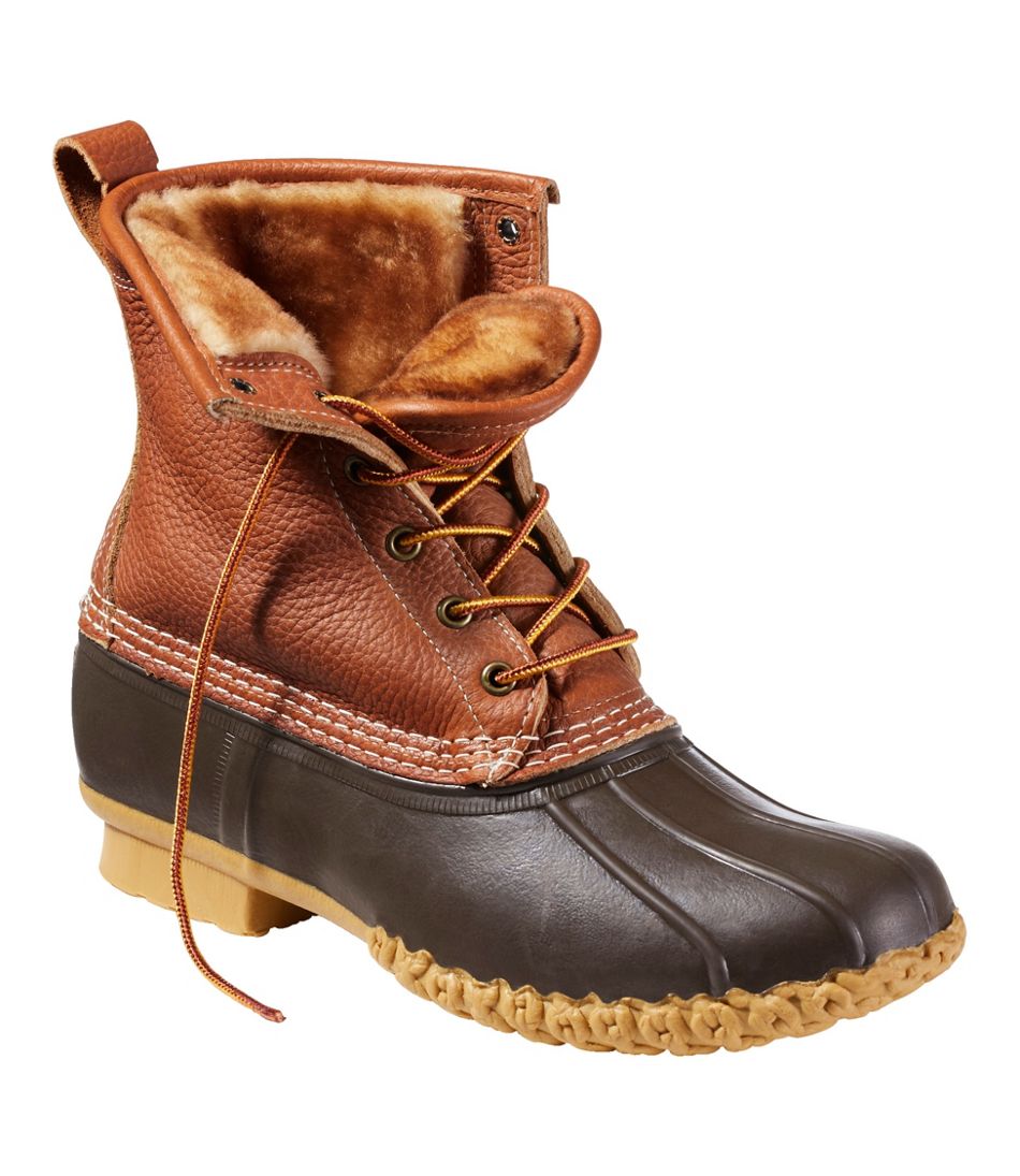 L.L.BeanMen's Bean Boots, 8" Shearling-Lined Insulated