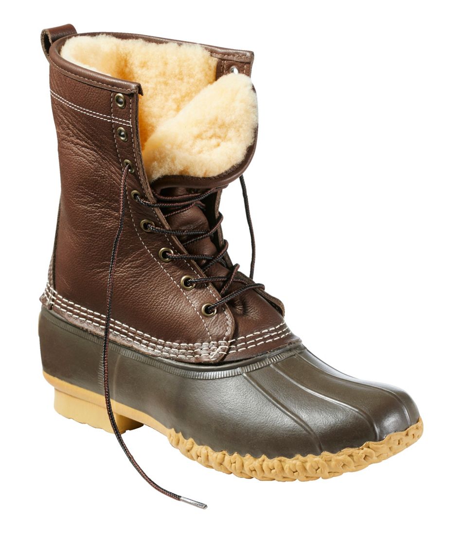 L.L.BeanMen's Bean Boots, 10" Shearling-Lined