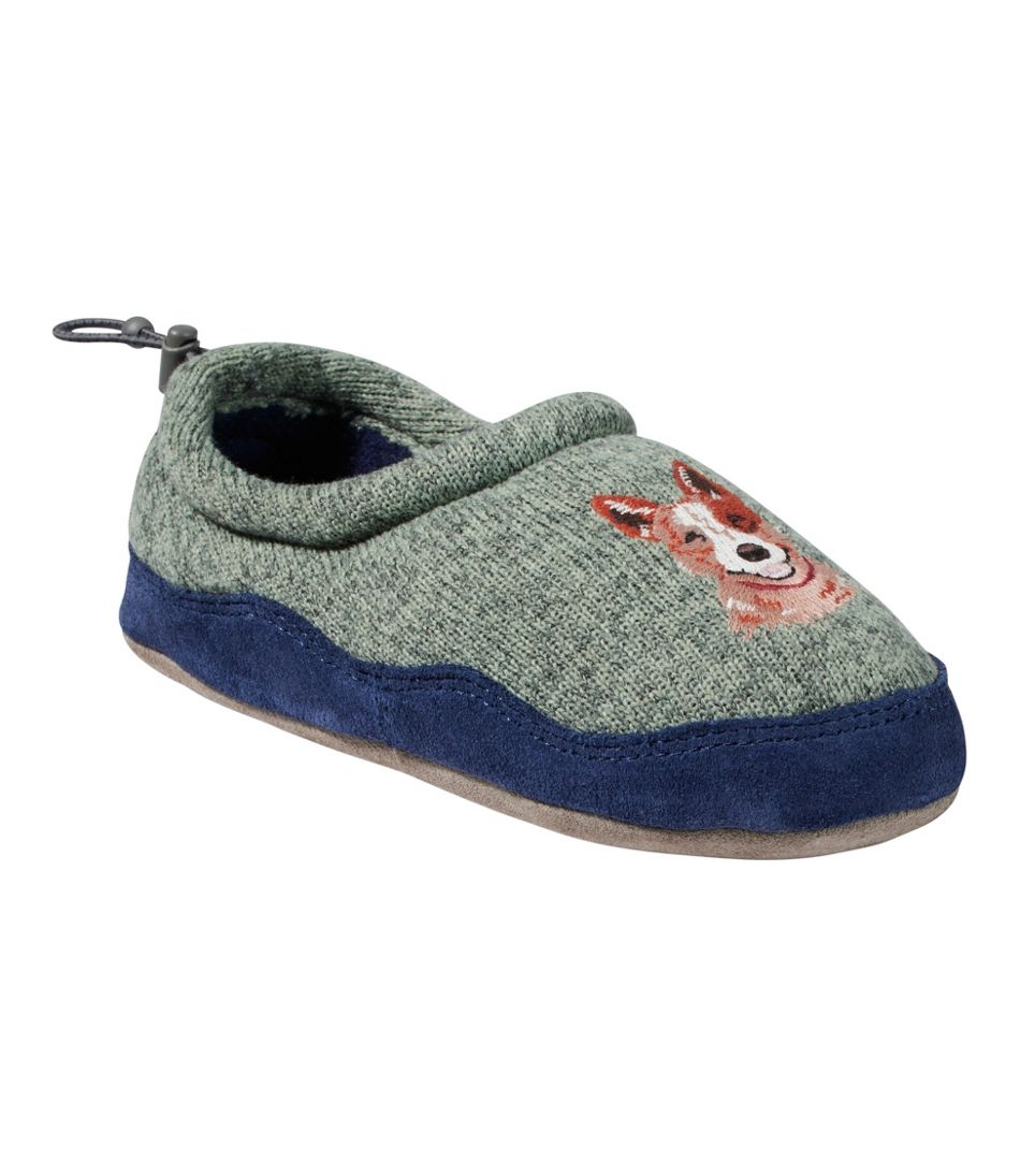 L.L.BeanKids' Sweater Fleece Slippers, Motif
