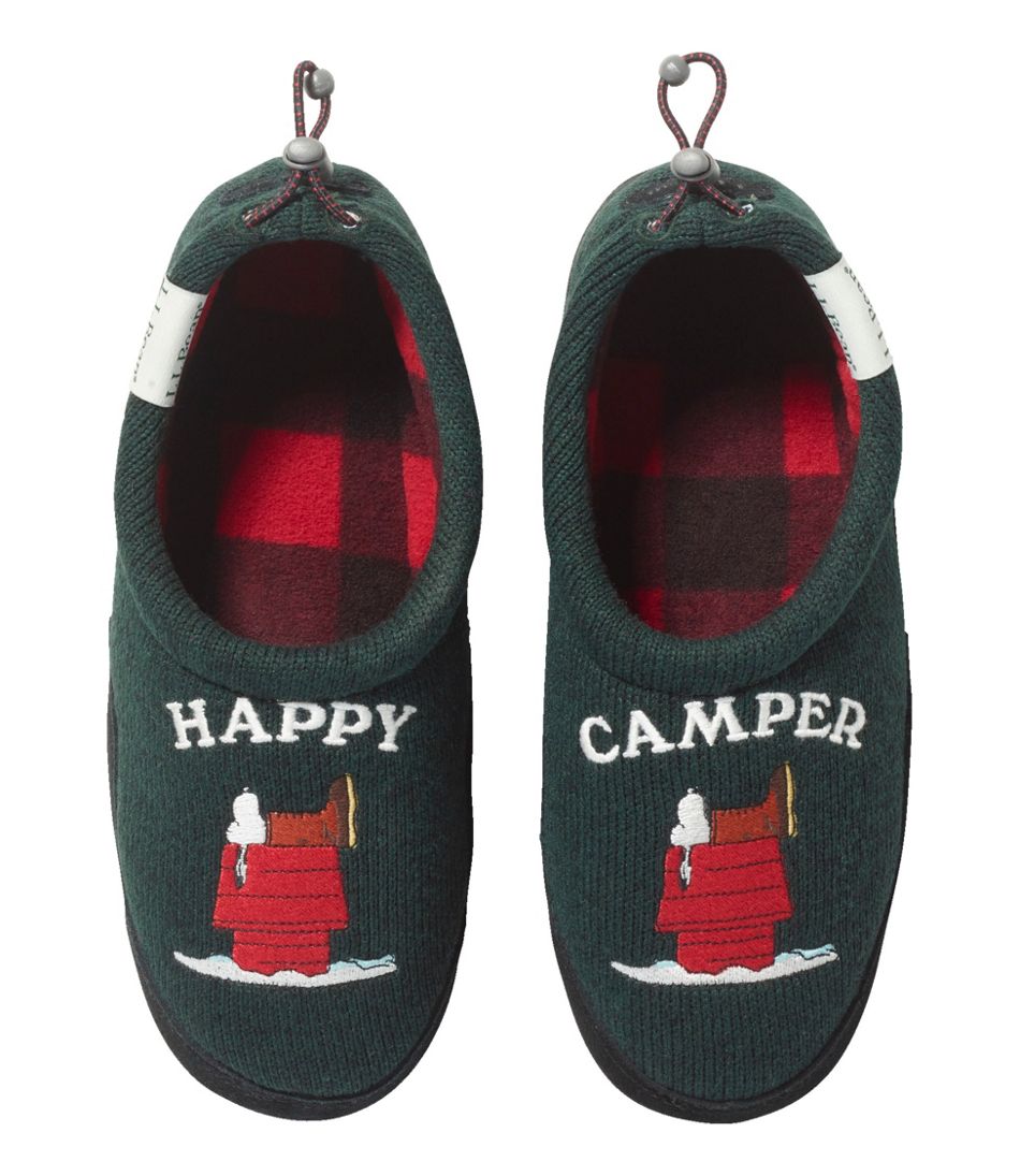 L.L.BeanKids' X Peanuts Sweater Fleece Slippers