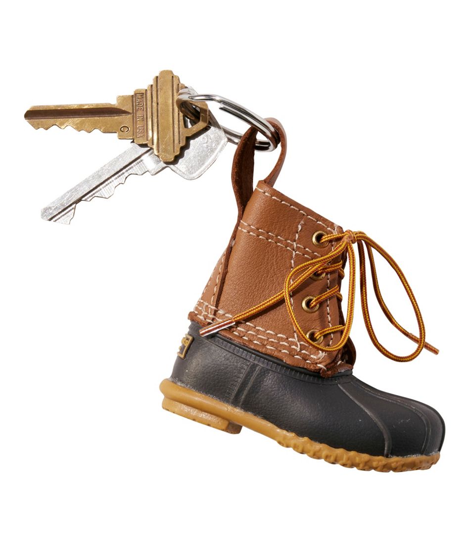 L.L.BeanBean Boot Key Chain, Tan/Brown