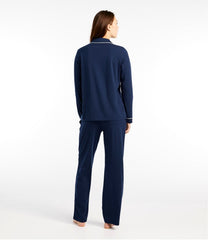 L.L.BeanWomen's Super-Soft Shrink-Free Pajama Set, Button-Front