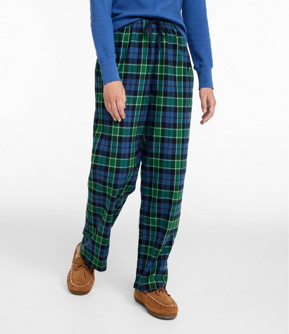 L.L.BeanWomen's Flannel Sleep Pants, Plaid