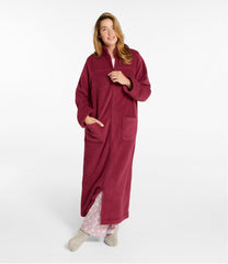 L.L.BeanWomen's Winter Fleece Robe, Zip-Front