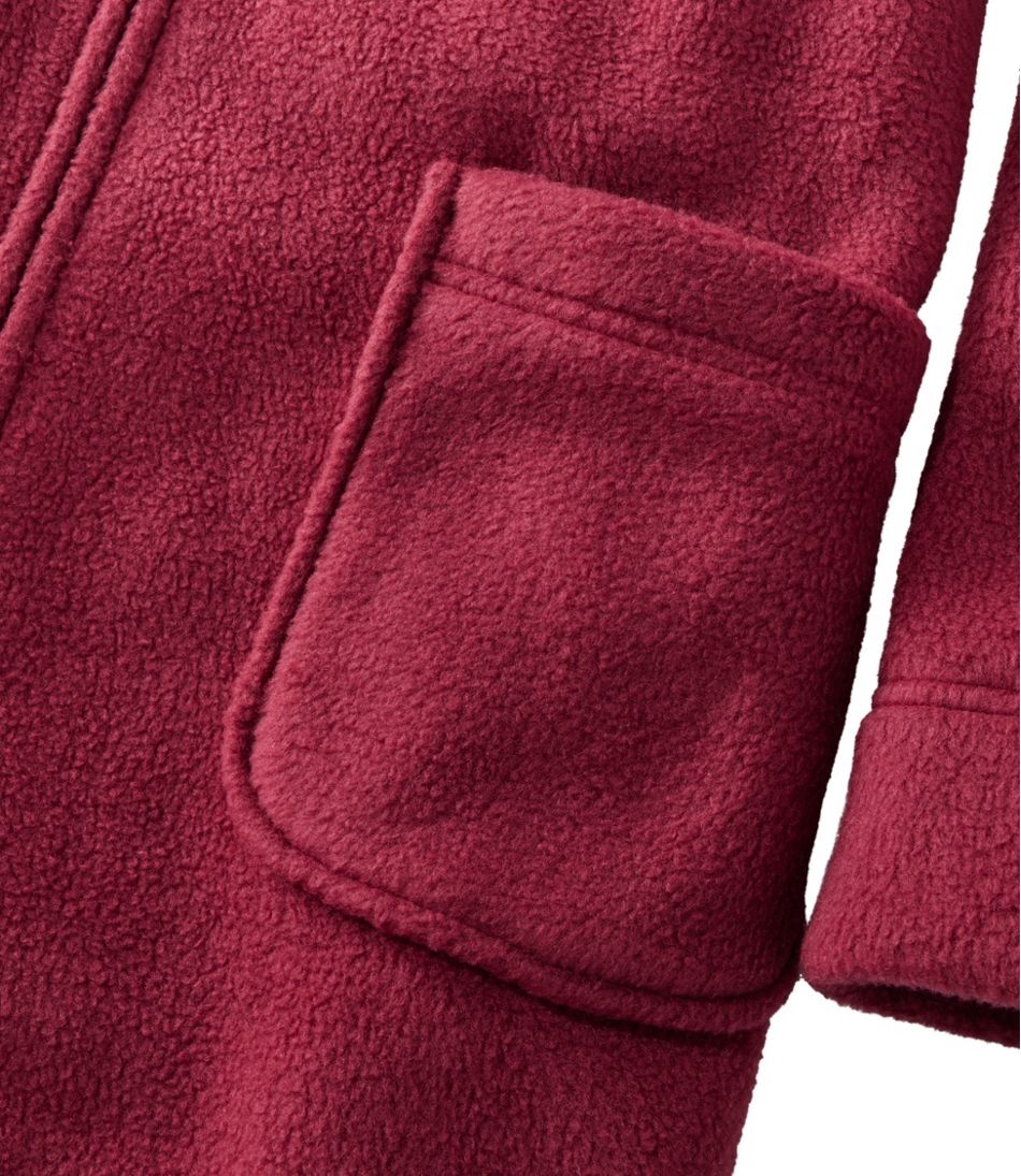 L.L.BeanWomen's Winter Fleece Robe, Zip-Front