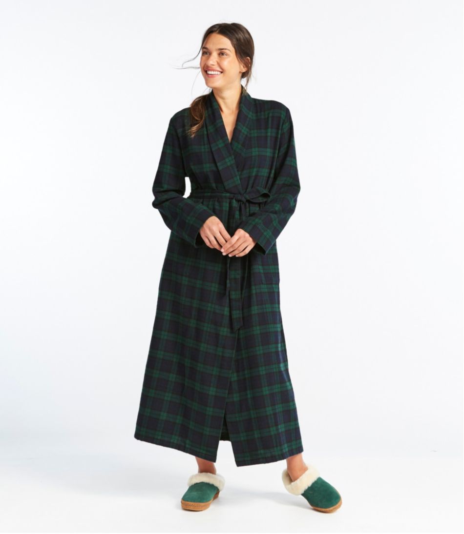 L.L.BeanWomen's Scotch Plaid Flannel Robe