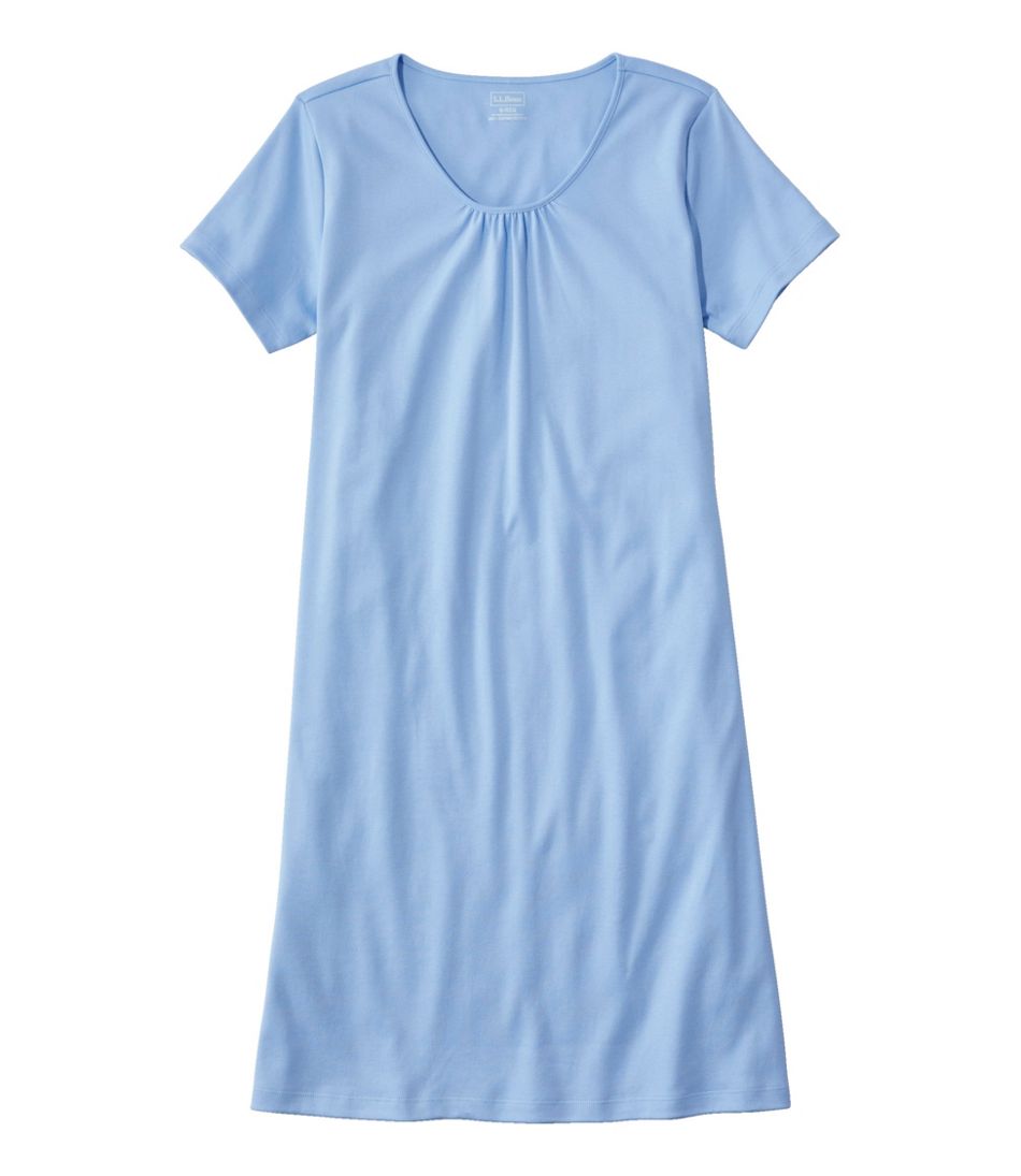 L.L.BeanWomen's Supima® Nightgown, Short-Sleeve