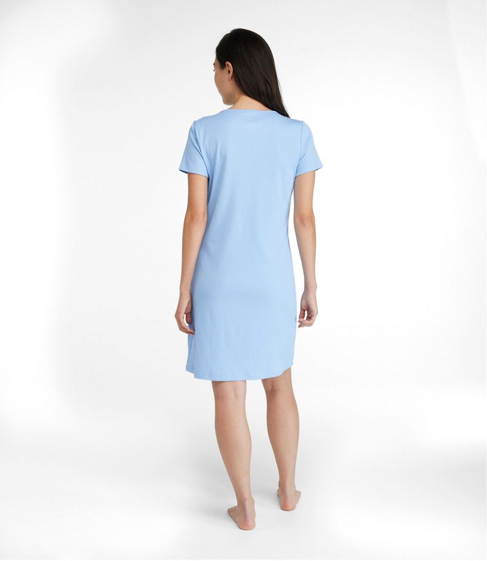 L.L.BeanWomen's Supima® Nightgown, Short-Sleeve