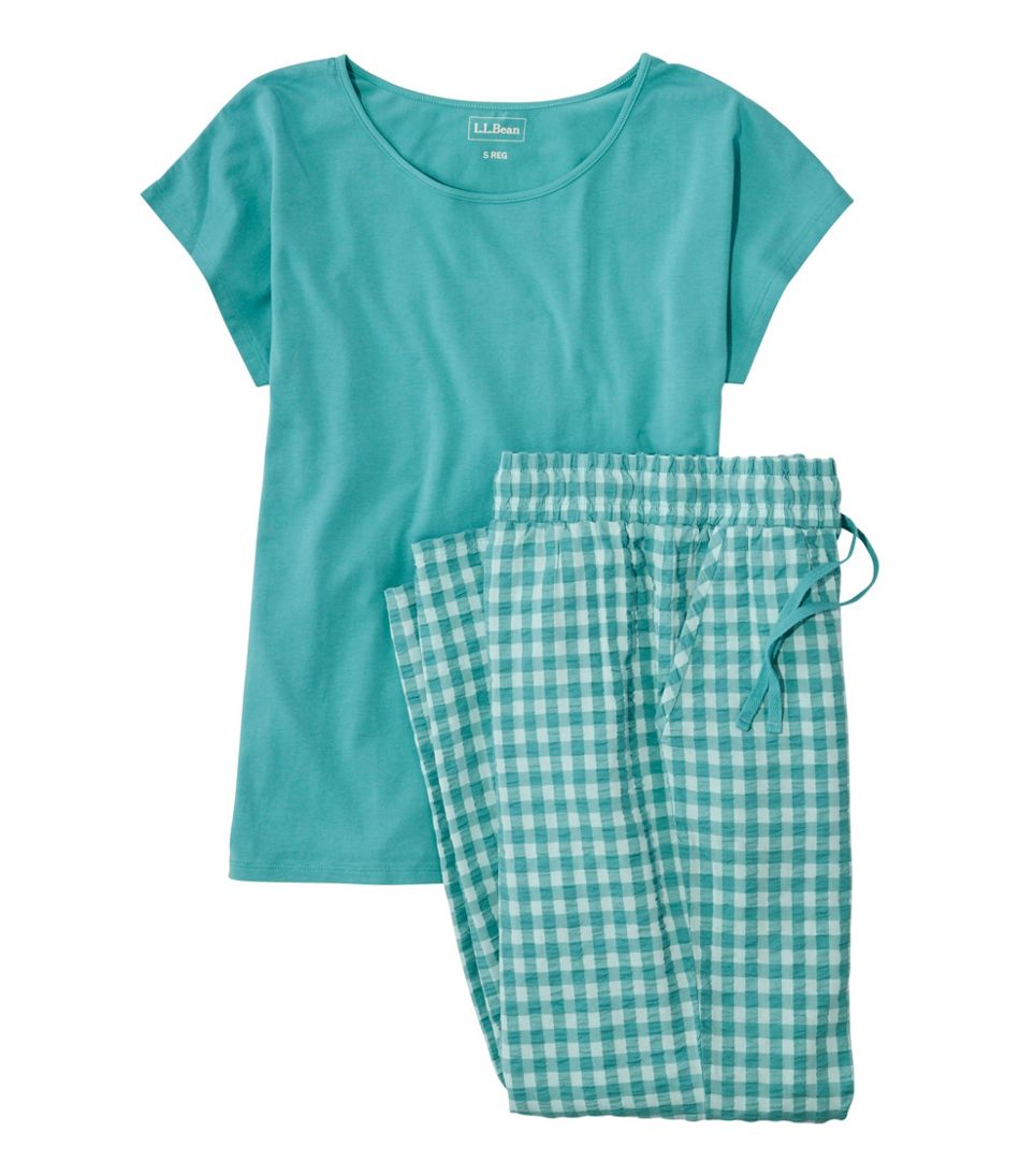 L.L.BeanWomen's Bean's Seacoast Seersucker Pajama Pant Set