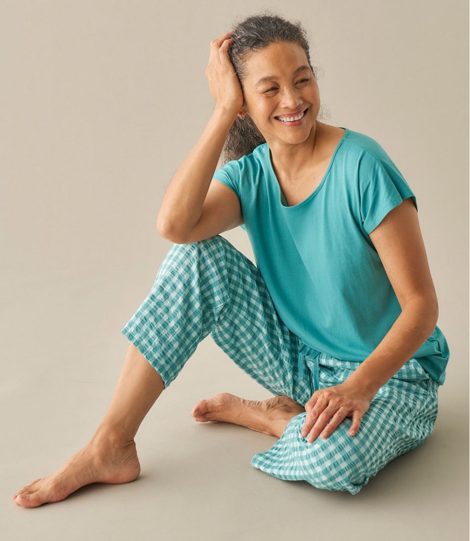 L.L.BeanWomen's Bean's Seacoast Seersucker Pajama Pant Set