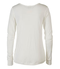 L.L.BeanWomen's Silk Pointelle, Long-Sleeve Scoopneck