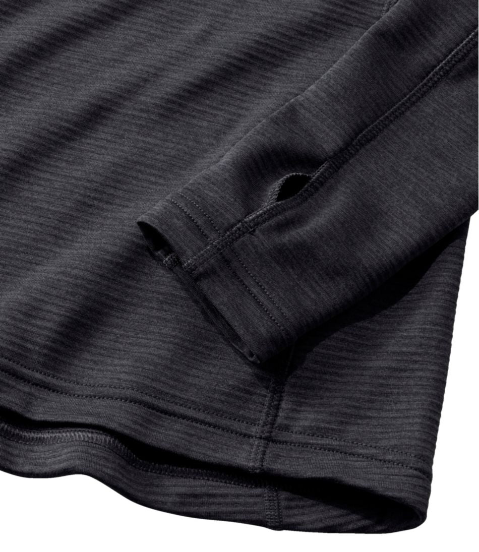 L.L.BeanWomen's Midweight Base Layer Crew Top, 1/4 Zip