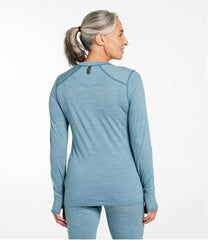 L.L.BeanWomen's Cresta Ultralight 150 Crew Top, Stripe