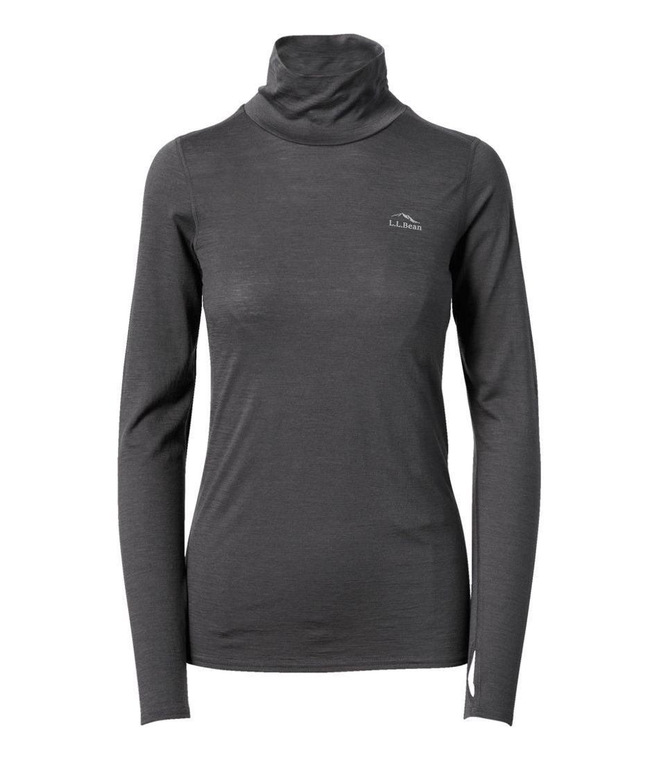 L.L.BeanWomen's Cresta Wool Ultralight 150 Turtleneck