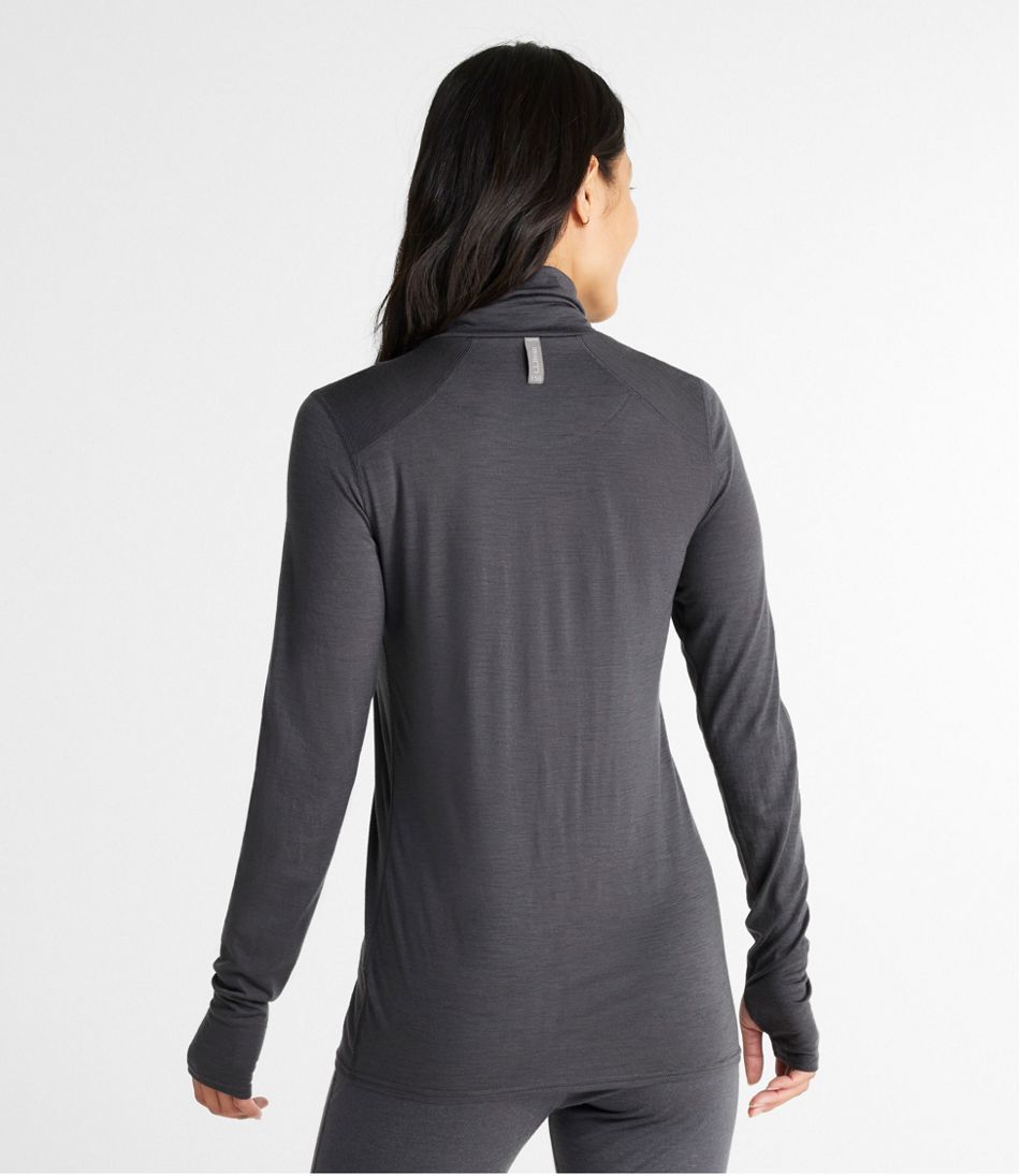 L.L.BeanWomen's Cresta Wool Ultralight 150 Turtleneck