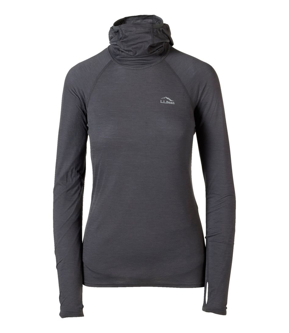 L.L.BeanWomen's Cresta Wool Ultralight 150 Base Layer, Hoodie