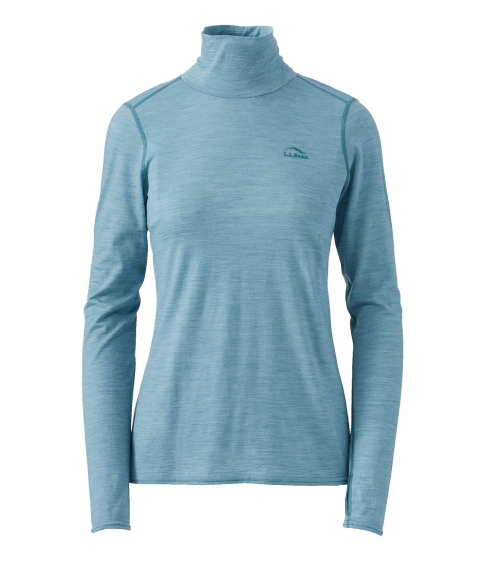 L.L.BeanWomen's Cresta Ultralight 150 Turtleneck, Stripe