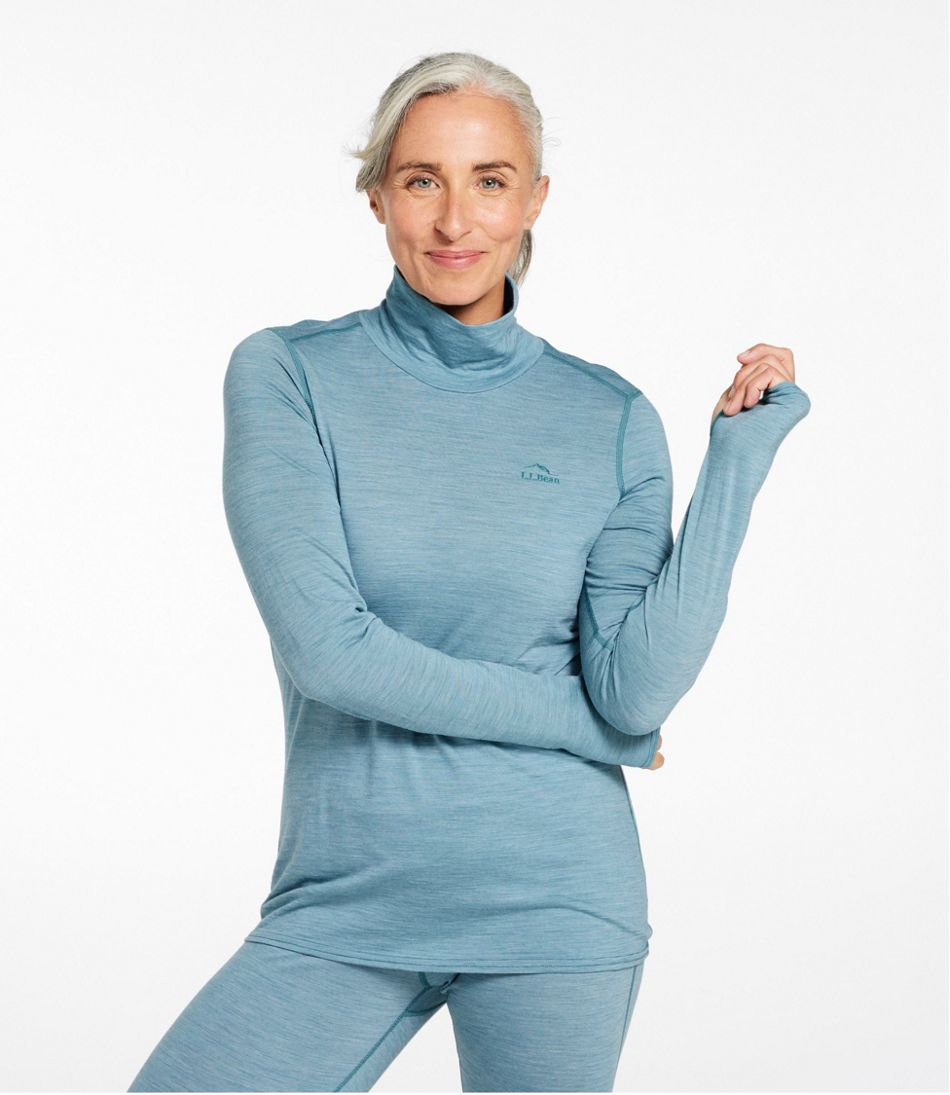 L.L.BeanWomen's Cresta Ultralight 150 Turtleneck, Stripe