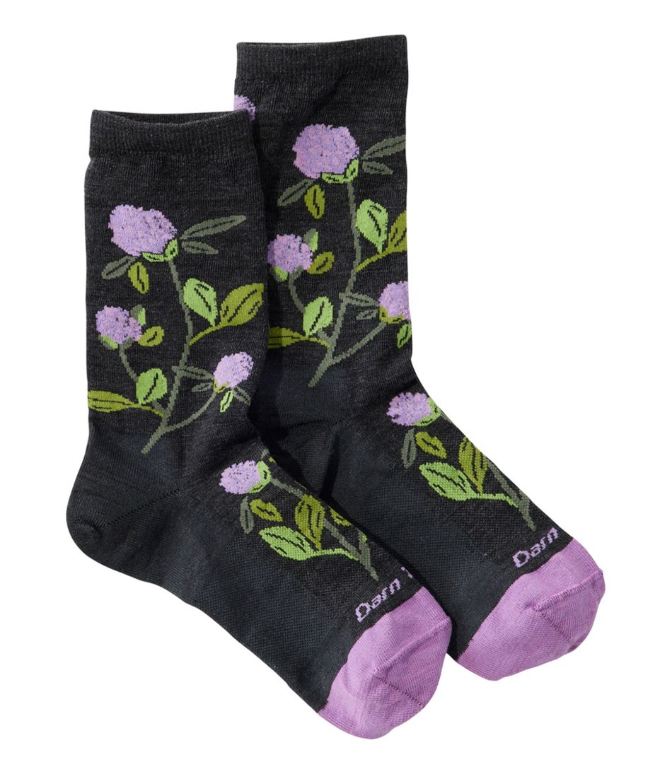L.L.BeanWomen's Darn Tough Blossom Lifestyle Crew Socks