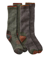 L.L.BeanMuck Heavyweight Merino Wool Blend Socks, Boot Height 2-Pack