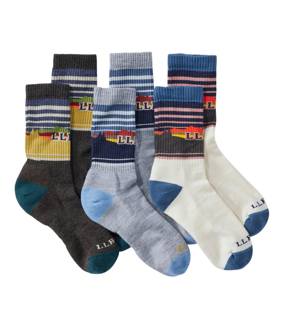 L.L.BeanAdults' Katahdin Hiker Socks Gift Set, 3-Pack