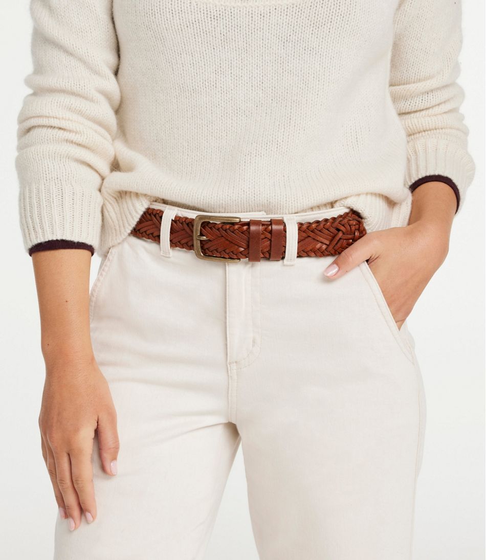 L.L.BeanWomen's Braided Leather Belt