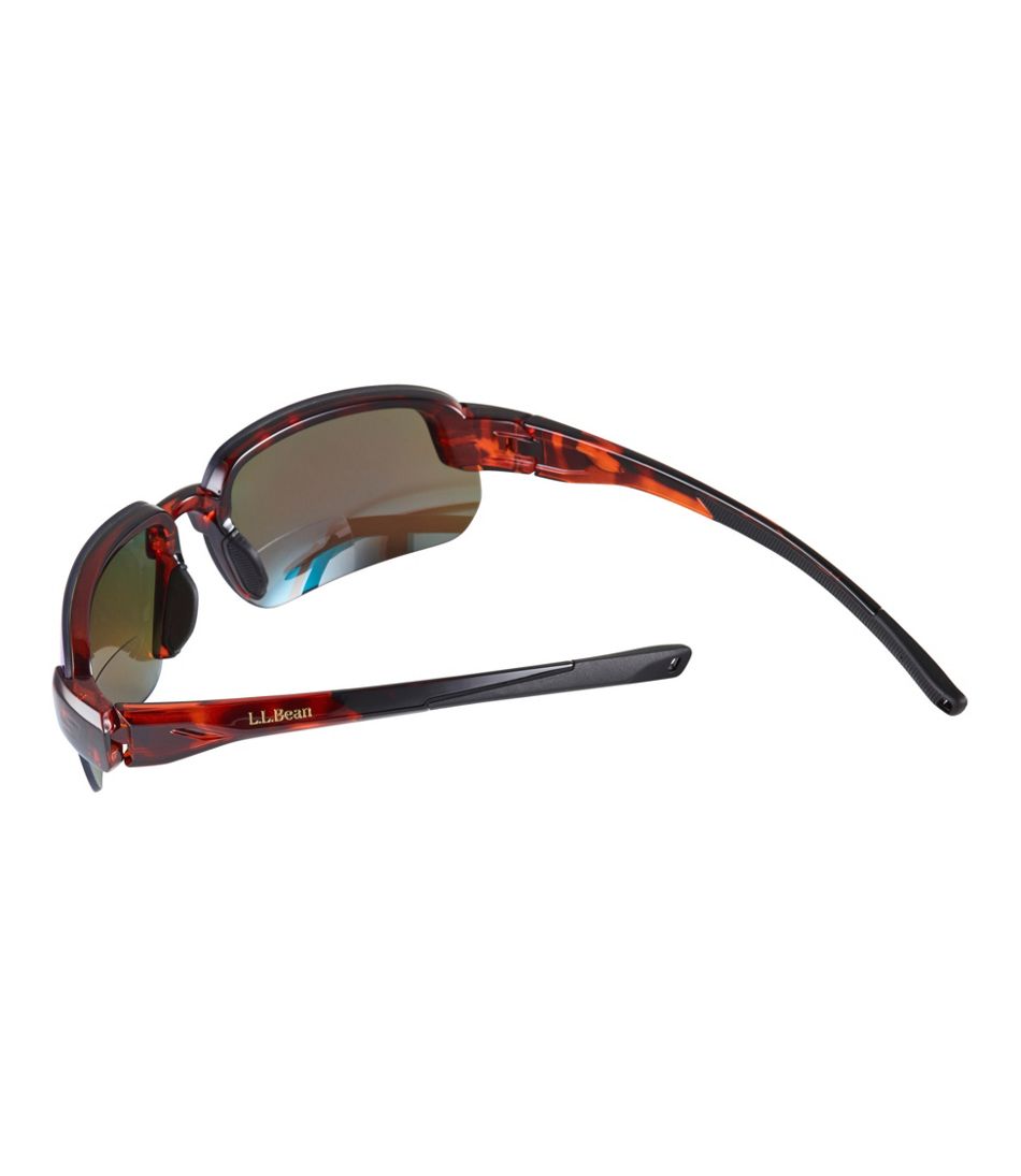L.L.BeanAdults' Polarized Performance BiFocal Rimless Mirror Sunglasses