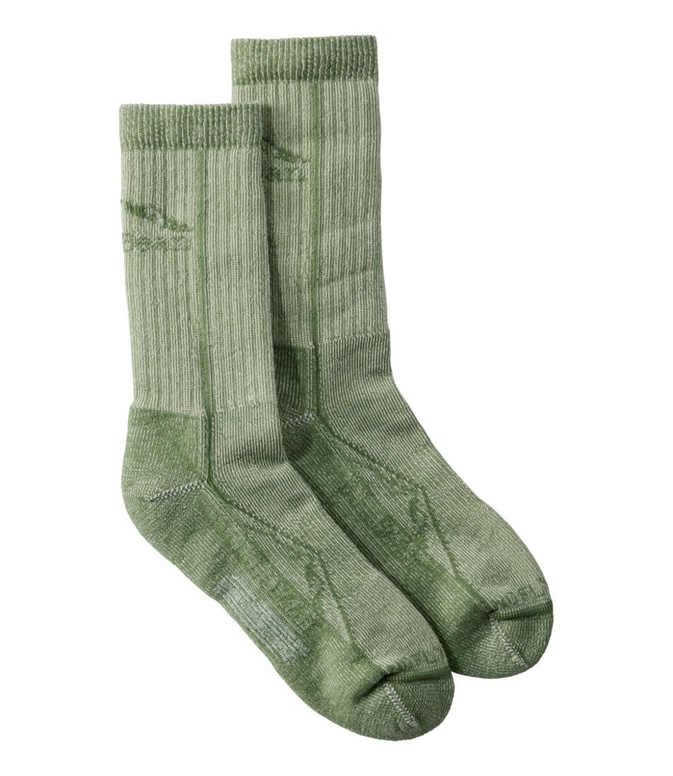 L.L.BeanAdults' Cresta Wool No Fly Zone Lightweight Hiking Socks, Crew