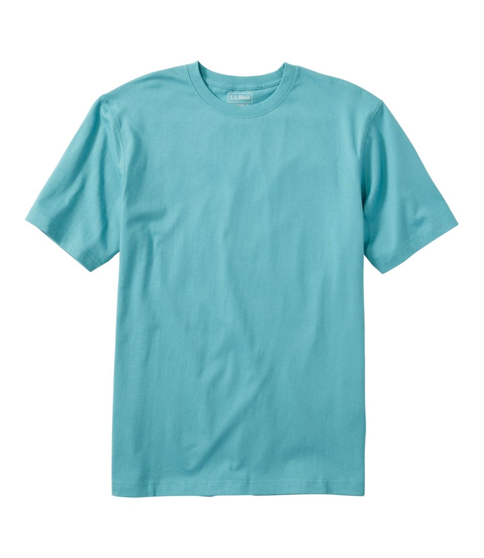 L.L.BeanMen's Carefree Unshrinkable Tee, Traditional Fit Short-Sleeve