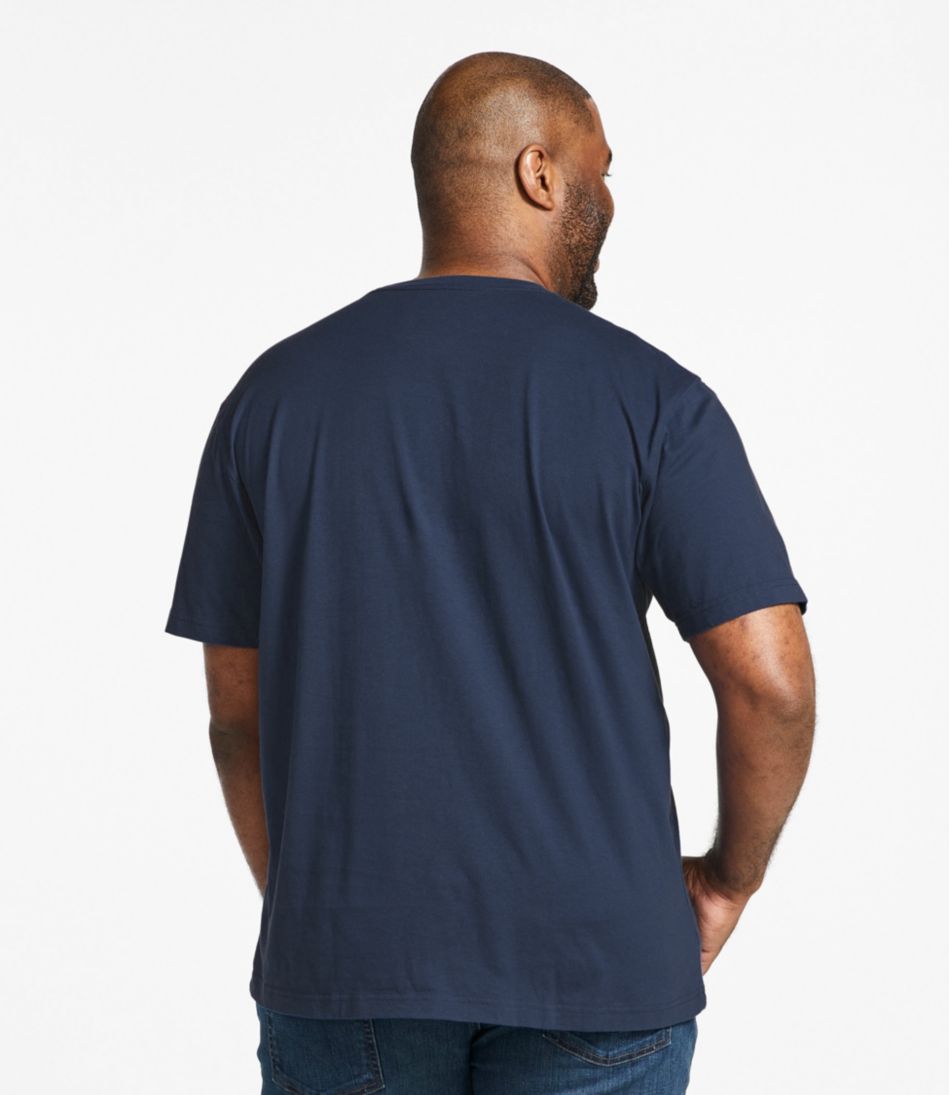 L.L.BeanMen's Carefree Unshrinkable Tee, Traditional Fit Short-Sleeve