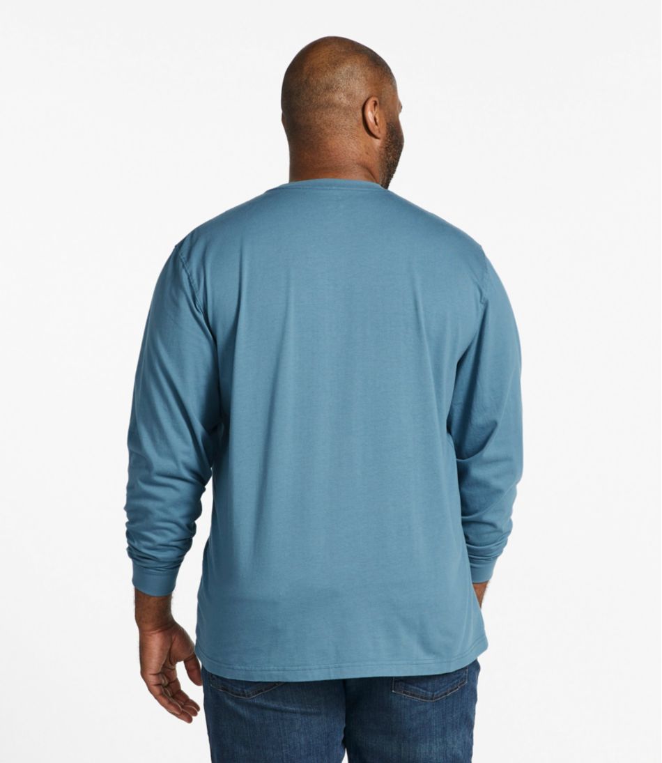 L.L.BeanMen's Carefree Unshrinkable Tee, Traditional Fit, Long-Sleeve